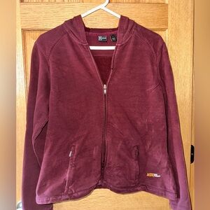 ASU Mom Maroon Zip Up